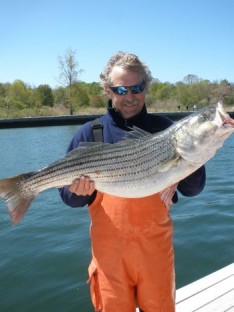 Don with a 40", 23 lb. Bass