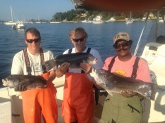 Tom, Don and Don with their opening day catch !!!