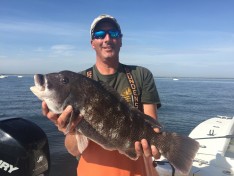 Capt. Skip with 8 lb. Blackfish